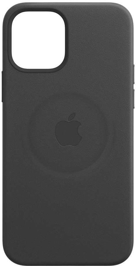 Чехол Leather Case качество Lux для iPhone 12 Pro Max черный (оригинал) в Тюмени